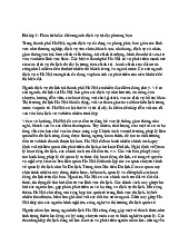 Phân tích đặc điểm ngành dịch vụ môn Kinh tế tài nguyên | Học viện Nông nghiệp Việt Nam