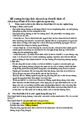 Đề cương ôn tập lịch sử các học thuyết kinh tế./ Trường đại học Nguyễn Tất Thành