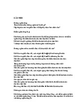 Đáp án trắc nghiệm Giáo dục quốc phòng 3&4