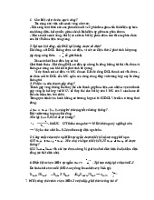 Tổng hợp câu hỏi  ôn tập phần điện trong nhà máy điện- môn truyền động điện –Trường Đại học bách khoa – đại học Đà Nẵng