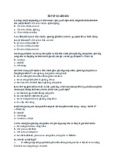 Trắc nghiệm ôn tập Triết học Chương 5 | Đại học Nội Vụ Hà Nội