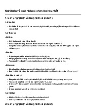 Nghị luận về lòng nhân ái chọn lọc hay nhất | Ngữ văn 9