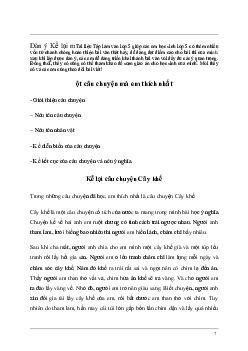 Kể lại một câu chuyện mà em thích nhất trong những truyện đã học | Tập làm văn lớp 5
