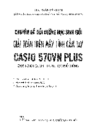 Chuyên đề bồi dưỡng học sinh giỏi giải toán trên máy tính cầm tay Casio – Trần Đình Cư