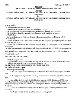 Giáo án lịch sử 12 định hướng phát triển năng lực theo phương pháp mới cả năm