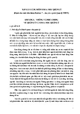 Tài liệu Tập bài giảng môn Khoa học Quản lý | Trường Cao đẳng Kinh tế Công nghiệp Hà Nội