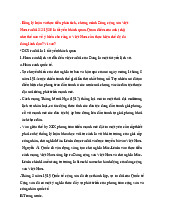 Câu hỏi ôn tập nâng cao Môn Lịch sử Đảng | Đại học Bách Khoa Hà Nội