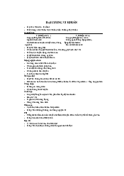 Đại cương vi khuẩn - Thông tin bổ ích môn Khoa học dữ liệu | Đại học Văn Lang