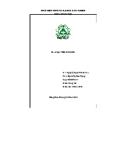 Tiểu luận về Viêm Tử Cung ở Gia Súc - K65B Thú Y | Đại học Lâm nghiệp