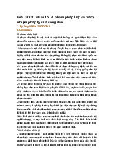 Giải GDCD 9 Bài 15: Vi phạm pháp luật và trách nhiệm pháp lý của công dân