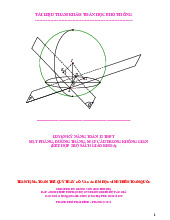 Luyện kỹ năng Toán 12 mặt phẳng, đường thẳng, mặt cầu trong không gian