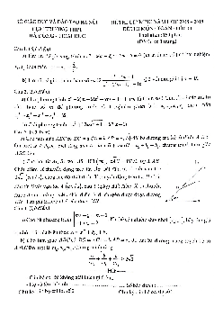 Đề Olympic Toán 10 năm 2019 cụm trường THPT Hà Đông – Hoài Đức – Hà Nội