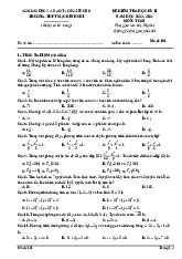 Đề học kỳ 2 Toán 10 năm 2023 – 2024 trường THPT Mạc Đĩnh Chi – Hải Phòng