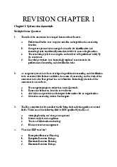 Trắc nghiệm Accounting Information System 2 | Đại học Hoa Sen