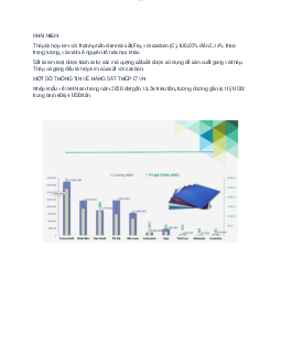Chuyên đề hàng sắt thép - Logistics vận tải hàng hóa | Trường Đại học Giao thông Vận Tải