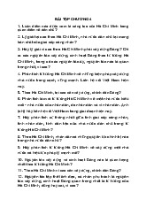 Bài tập chương 4,5 môn Tư tưởng Hồ Chí Minh–Trường Đại học bách khoa – đại học Đà Nẵng.  