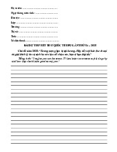 Mẫu giấy viết thư UPU