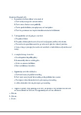 Microeconomics Quiz Questions: Chapters 1 to 4 Insights | Microeconomics | Trường Đại học Quốc tế, Đại học Quốc gia Thành phố Hồ Chí Minh