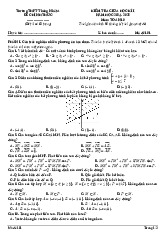 Đề giữa học kỳ 1 Toán 10 năm 2024 – 2025 trường THPT Thống Nhất A – Đồng Nai