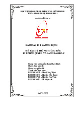 Báo Cáo Giữa Kỳ IOT: Hệ Thống Thùng Rác Thông Minh Phân Quyền | Iot và ứng dụng | Học viện Công nghệ Bưu chính Viễn thông