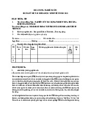 Bài giữa kỳ phương pháp nghiên cứu khoa học Nghiên Cứu Tác Động Fdi Đến Tăng Trưởng Kinh Tế Ở Việt Nam