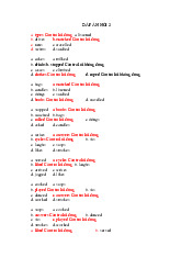 Đáp án cho các câu hỏi đúng và sai môn Nói tiếng Anh 4  | Trường đại học Mở Hà Nội