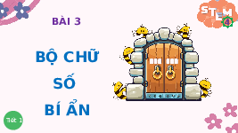 Giáo án điện tử Toán 4 Bài 3 Cánh diều: Bộ chữ số bí ẩn