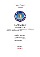 Phân tích và lấy ví dụ về sự lựa chọn đầu vào tối ưu để tối đa hóa sản lượng với một mức chi tiêu nhất định | Bài thảo luận kinh tế vi mô