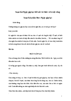 Soạn bài: Ngày gặp lại | Kết nối tri thức