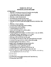 Nội dung ôn tập môn Lập kế hoạch doanh nghiệp  | Học viện Nông nghiệp Việt Nam