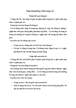 Soạn văn 6: Soạn bài Thực hành tiếng Việt trang 74 | Ngữ văn 6 | Kết nối tri thức