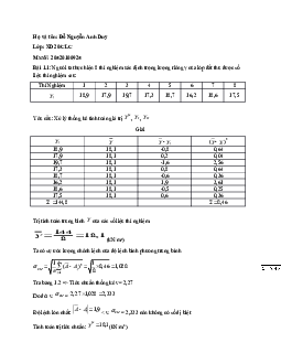 Bài tập thực hành 1