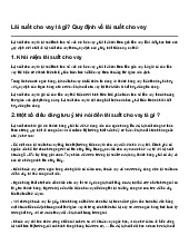 Lãi suất cho vay là gì? Quy định về lãi suất cho vay