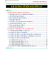 Đại cương về hóa học hữu cơ | Hóa học 11