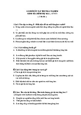 Câu hỏi ôn tập thi trắc nghiệm môn Kinh tế chính trị Mác - Lênin  | Trường đại học kinh doanh và công nghệ Hà Nội