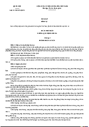 Bộ luật hình sự 2015 môn Luật Hình Sự | Trường Đại học Luật, Đại học Quốc gia Hà Nội