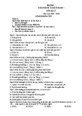 Đề cương ôn tập cuối học kỳ I môn Địa lí 7 Năm học: 2025 - 2026