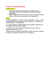 Nội dung lý thuyết môn Marketing căn bản 2