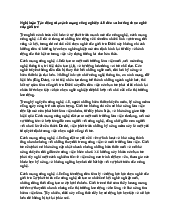 Nghị luận Tác động của cách mạng công nghiệp 4.0 đến xu hướng chọn nghề của giới trẻ | Văn mẫu 12 Kết nối tri thức