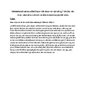 Viết kết nối với đọc Dế Chọi: Viết đoạn văn (khoảng 7-9 câu) nêu nhận xét của em về tính chất kì ảo của truyện Dế chọi. | Văn mẫu lớp 9