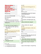 Ngân hàng đề thi giữa kì môn kinh tế vĩ mô | Trường Đại học Kinh tế Thành phố Hồ Chí Minh