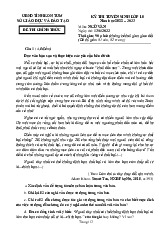 Đề thi Kỳ thi tuyển sinh lớp 10 Năm học 2022 – 2023 môn: Ngữ văn | Sở GD&ĐT tỉnh Kon Tum