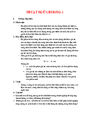Tài liệu thuật ngữ chương 3 Kinh tế chính trị Mác-Lênin | Học viện Chính sách và Phát triển