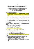Ngân hàng câu trắc nghiệm Giáo dục quốc phòng học phần II (Bài 1-Bài 7 có đáp án) | Trường đại học sư phạm kỹ thuật TP. Hồ Chí Minh