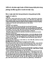 Viết bài văn bản nghị luận về tình trạng chặt phá rừng phòng hộ đầu nguồn ở nước ta hiện nay - Ngữ văn 9