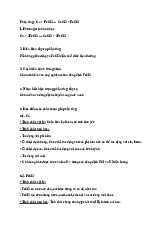 Phản ứng : Cu + FeCl3 → CuCl2 + FeCl2