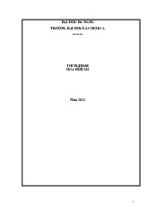Đề cương môn Hóa đại cương- Trường Đại học bách khoa - Đại học đà nẵng