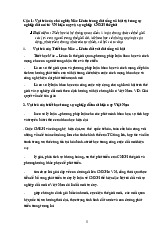 Tài liệu ôn tập - Môn Triết học Mác Lê Nin - Đại Học Kinh Tế - Đại học Đà Nẵng