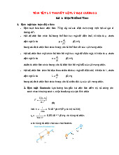 Tài liệu tóm tắt lý thuyết vật lý đại cương 2 | Trường Đại học Công nghệ, Đại học Quốc gia Hà Nội