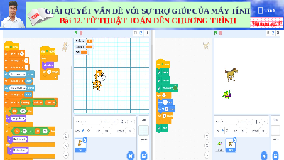 Giáo án điện tử Tin học 8 Bài 12 Kết nối tri thức: Từ thuật toán đến chương trình